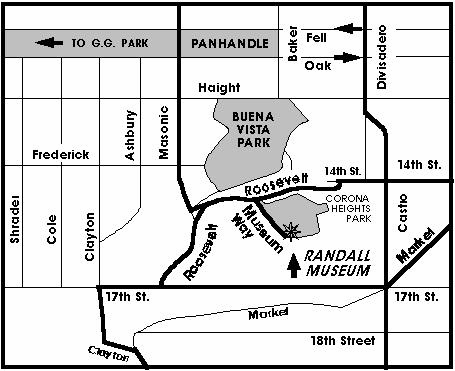 Randall Museum Map