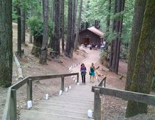 View from Dining Hall towards Dance Hall